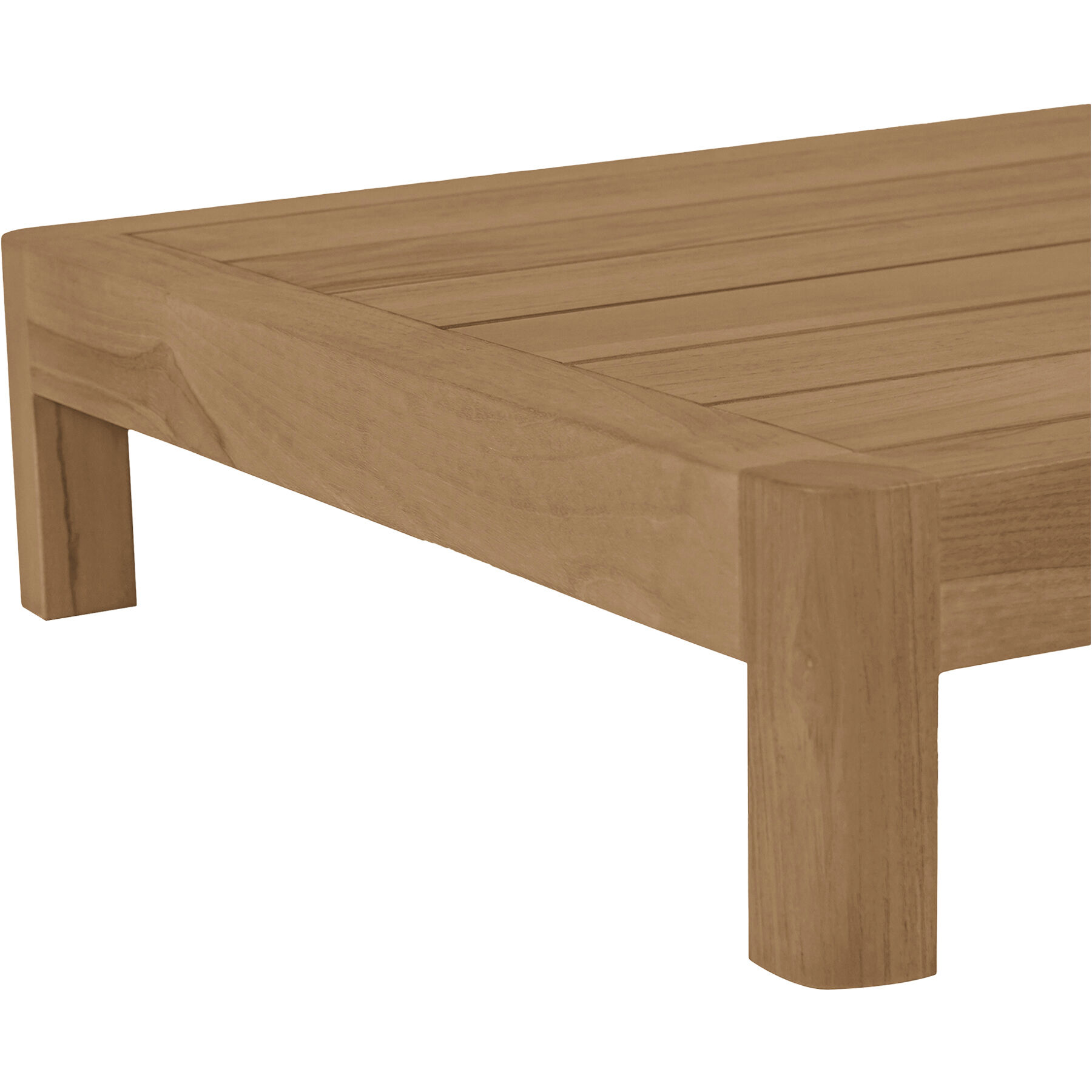 Enzo 35.43 X 27.95 inch Natural Outdoor Side Table